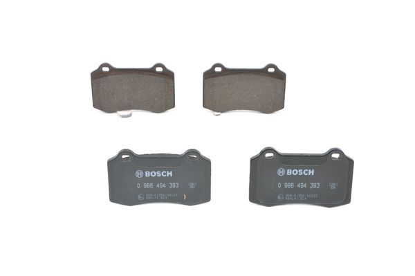 BOSCH Bremsbelagsatz, Scheibenbremse (0 986 494 393)