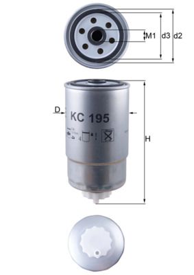 KNECHT Kraftstofffilter (KC 195)