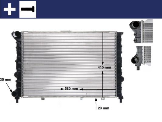 MAHLE Kühler, Motorkühlung (CR 515 000P)