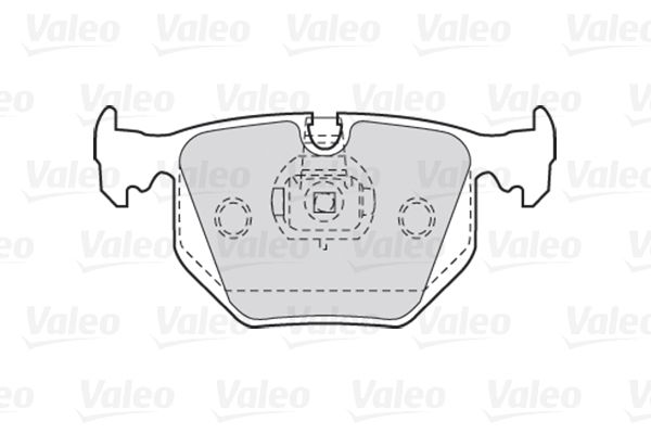 VALEO Bremsbelagsatz, Scheibenbremse (301580)