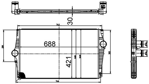 MAHLE Ladeluftkühler (CI 520 000S)