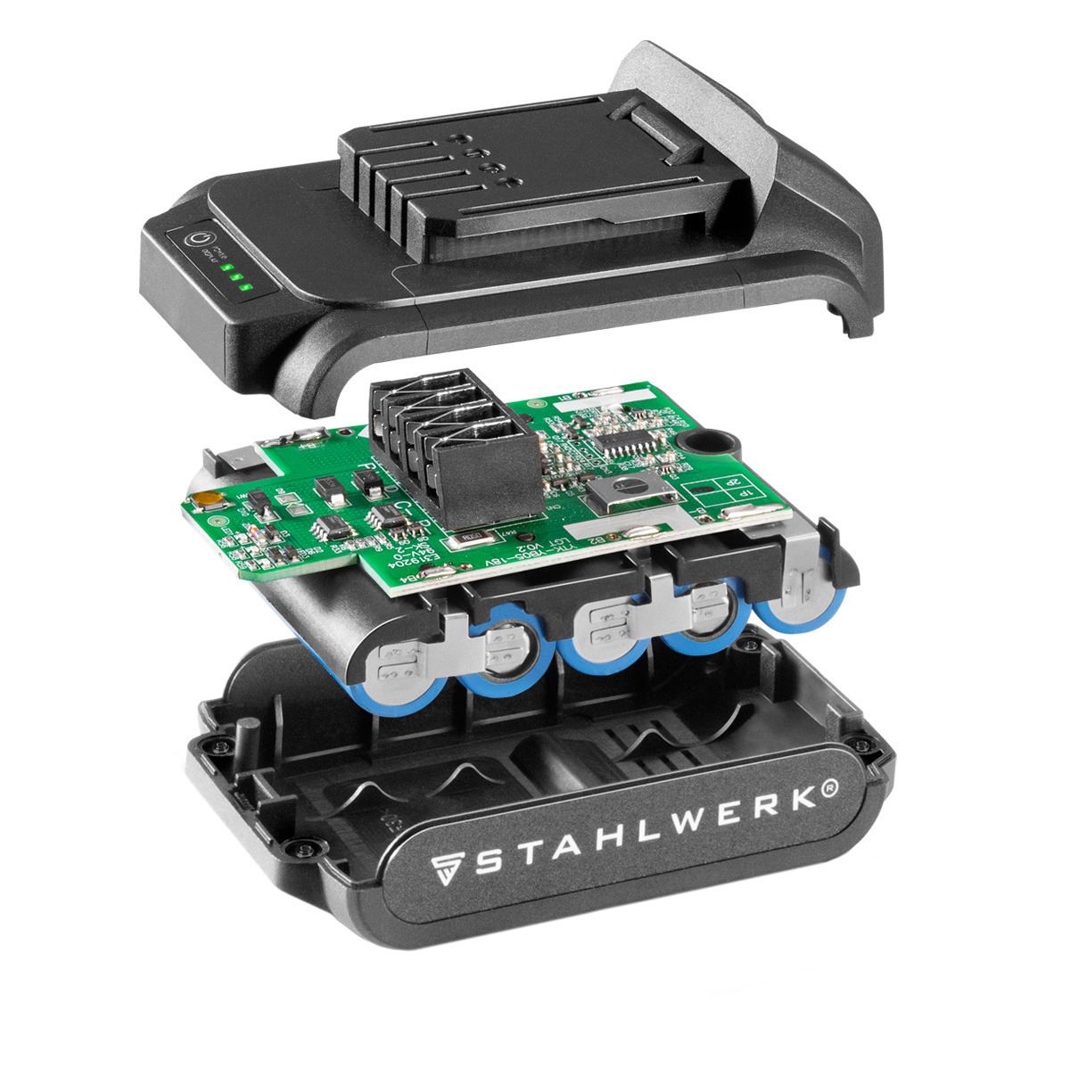 STAHLWERK 18 V Li-Ion Akku mit 2 Ah für Akkuschrauber
