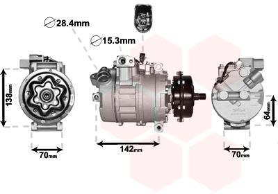 VAN WEZEL Kompressor, Klimaanlage (5800K087)