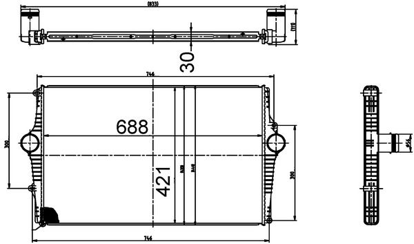 MAHLE Ladeluftkühler (CI 518 000S)