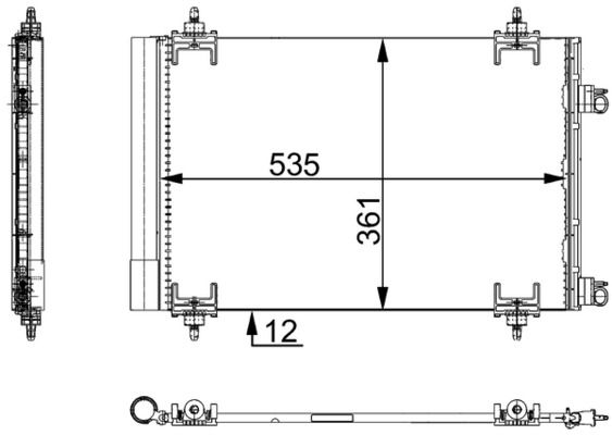 MAHLE Kondensator, Klimaanlage (AC 668 000S)