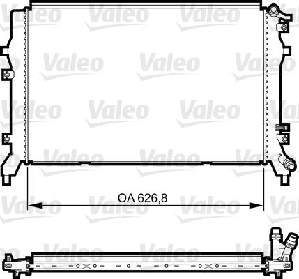 VALEO Kühler, Motorkühlung (735375)