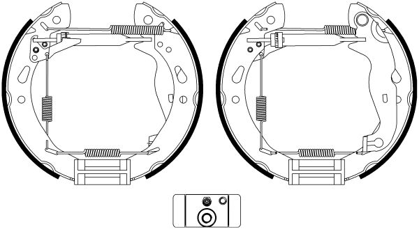 TEXTAR Bremsbackensatz (84069200)