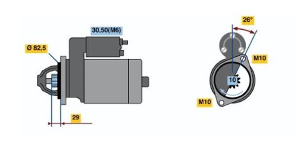 BOSCH Starter (0 001 223 005)