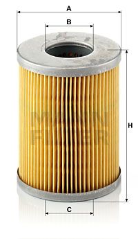 MANN-FILTER Kraftstofffilter (P 824 x)