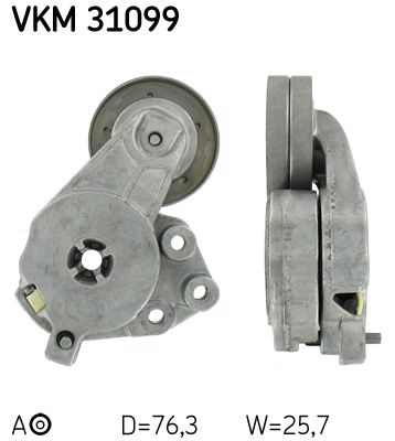 SKF Spannrolle, Keilrippenriemen (VKM 31099)