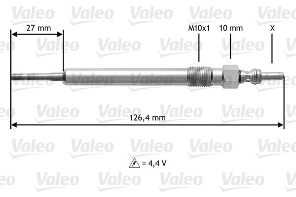 VALEO Glühkerze (345183)