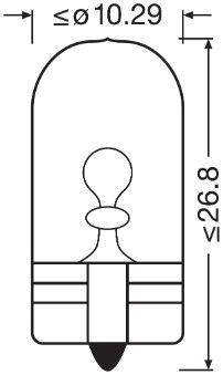 ams-OSRAM Glühlampe, Blinkleuchte (2825CBN)