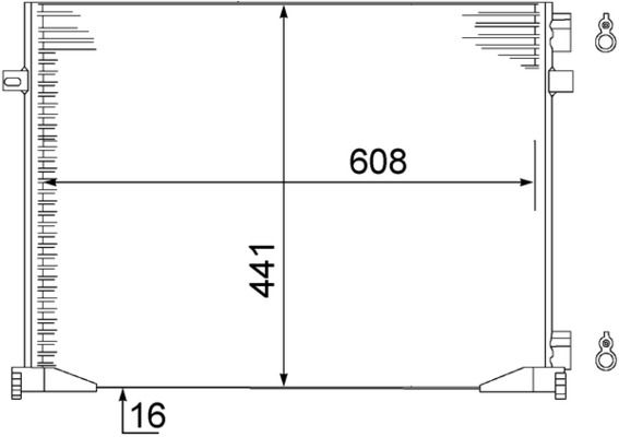 MAHLE Kondensator, Klimaanlage (AC 528 000S)