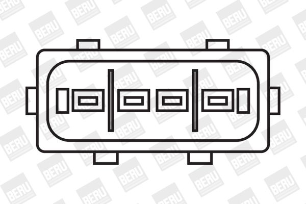 BorgWarner (BERU) Zündspule (ZSE039)