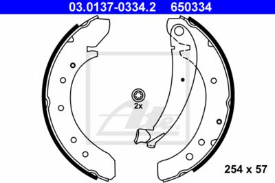 ATE Bremsbackensatz (03.0137-0334.2)