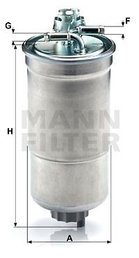 MANN-FILTER Kraftstofffilter (WK 853/3 x)