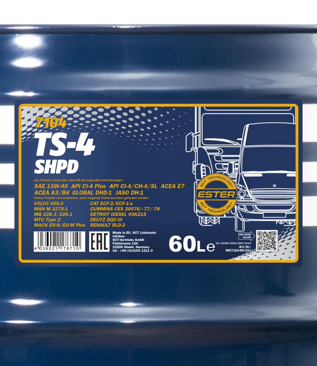 MN TS-4 SHPD 15W-40 Extra