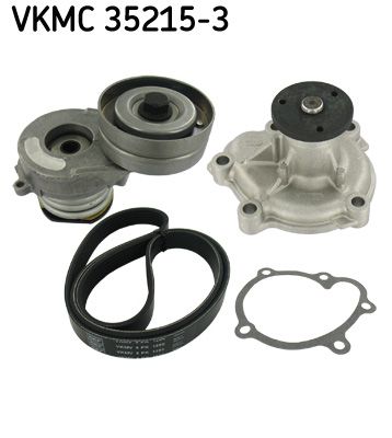 SKF Wasserpumpe + Keilrippenriemensatz (VKMC 35215-3)