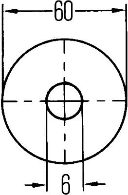 HELLA Rückstrahler (8RA 002 014-241)