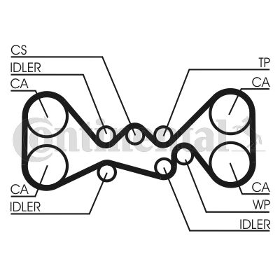 CONTINENTAL CTAM Zahnriemen (CT1058)