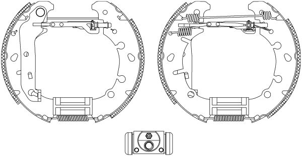 TEXTAR Bremsbackensatz (84057300)