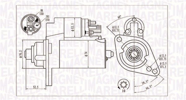 MAGNETI MARELLI Starter (063721293010)