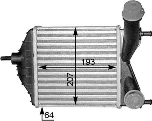 MAHLE Ladeluftkühler (CI 368 000P)