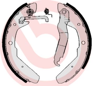 BREMBO Bremsbackensatz (S 85 517)