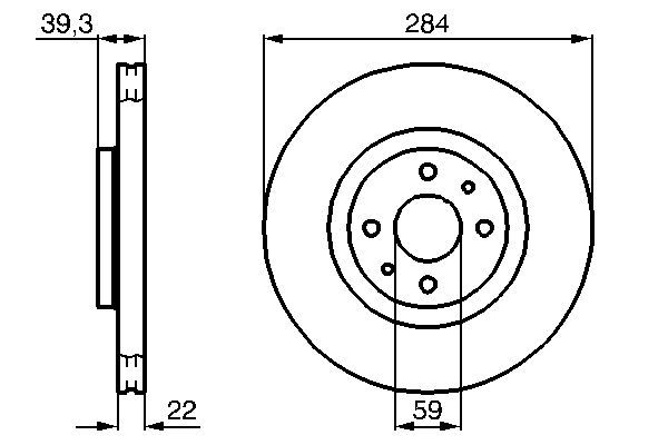 BOSCH Bremsscheibe (0 986 478 786)