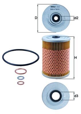 KNECHT Ölfilter (OX 32D)