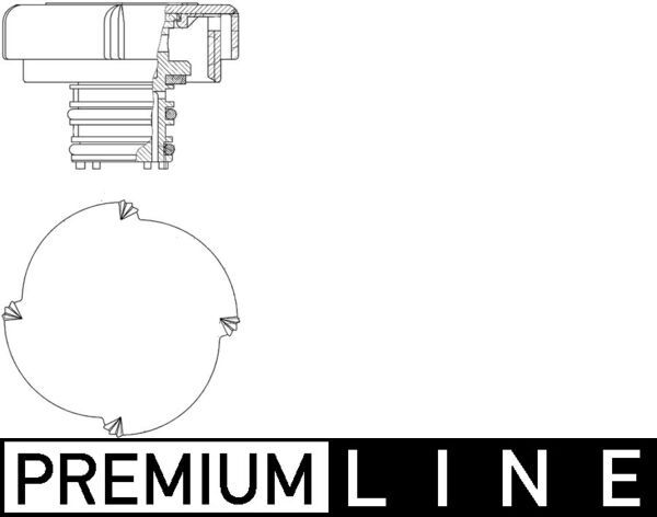 MAHLE Verschlussdeckel, Kühlmittelbehälter (CRB 21 000P)