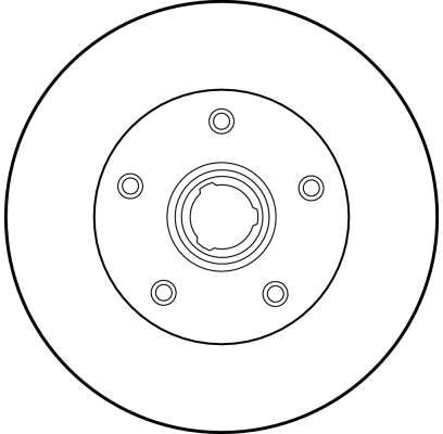 TRW Bremsscheibe (DF1540)