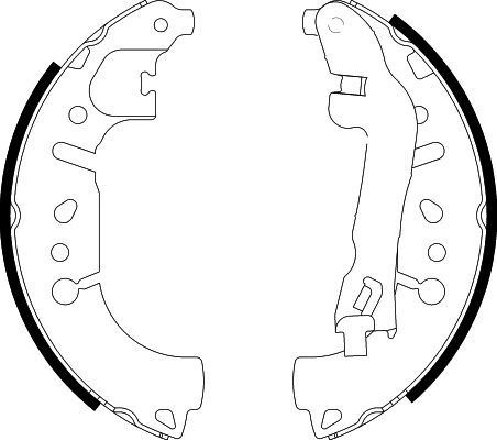 HELLA Bremsbackensatz (8DB 355 022-271)