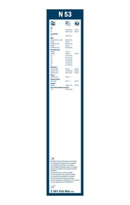 BOSCH Wischblatt (3 397 018 964)