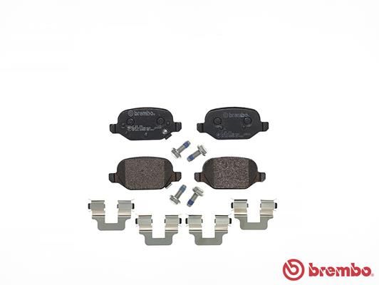 BREMBO Bremsbelagsatz, Scheibenbremse (P 23 151)