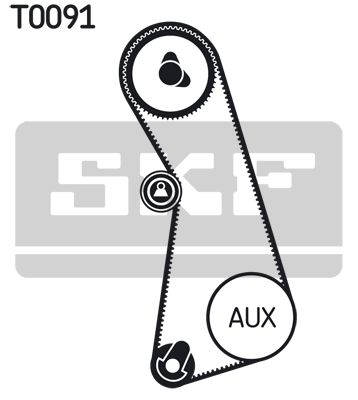 SKF Zahnriemensatz (VKMA 01001)