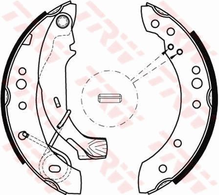 TRW Bremsbackensatz (GS8467)