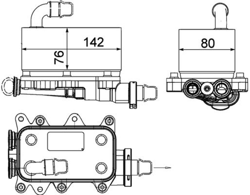 MAHLE Ölkühler, Automatikgetriebe (CLC 18 000P)