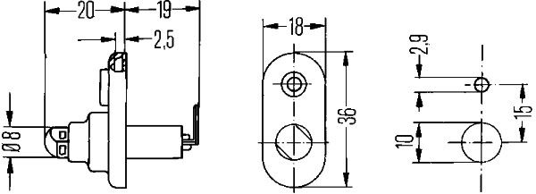 HELLA Schalter, Türkontakt (6ZF 004 365-031)