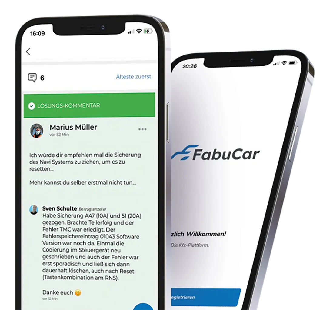 FabuCar App Screens